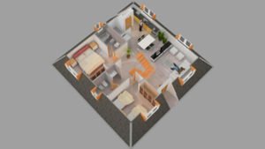 Casa inspirada Pirámides Egipcias