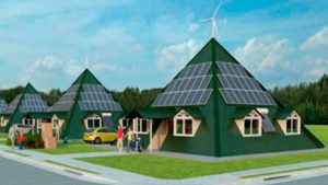 Casa inspirada Pirámides Egipcias