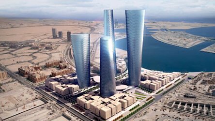 Torres Gemelas de Qatar listas antes del Mundial 2022