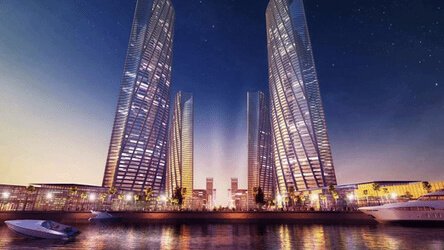 Torres Gemelas de Qatar listas antes del Mundial 2022