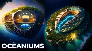 Oceaniums Estadios flotantes sostenibles inspirados en la naturaleza