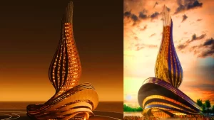 La revolucionaria Torre Melania