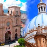 La Catedral inmaculada concepcion sin campanas en Cuenca Ecuador