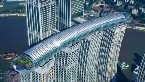 El rascacielos horizontal mas grande del mundo crystal