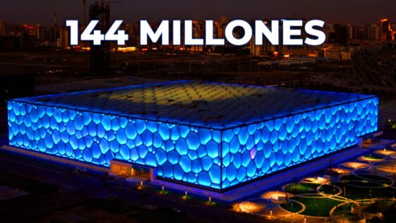 Estadio Olímpico en forma de Cubo de Agua