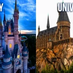 Las Estructuras tem谩ticas de Disney y Universal