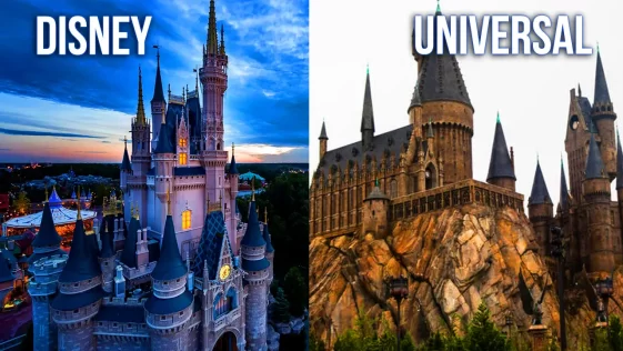 Las Estructuras temáticas de Disney y Universal