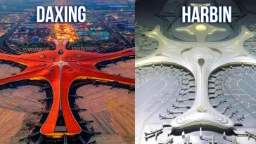 Los Aeropuertos Gemelos en China daxing harbin