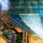 El Rascacielos con la Cascada Artificial más Alta del Mundo