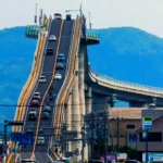 El Puente Eshima Ohashi con forma de Montaña en Japón