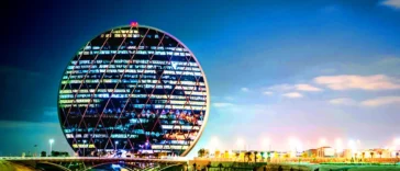 Conoce el Primer Rascacielos Circular del Mundo Aldar HQ